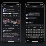 Setting up a dark theme in VK on Android
